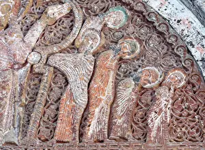 Canyon: Sculpture, Hovhannavank monastery, Ohanavan, Aragatsotn, Armenia