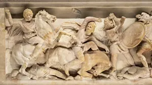 Museums: Sculpture, Istanbul Archaeological Museum, Istanbul, Turkey