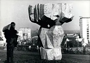 Wolfsburg: Sculpture by Joseph Lonas in Wolfsburg, Germany