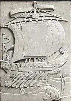 Friezes: Sculpture on front of Lambeth HQ Main Building
