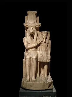 Amenophis: Sculpture, Luxor Museum, Egypt