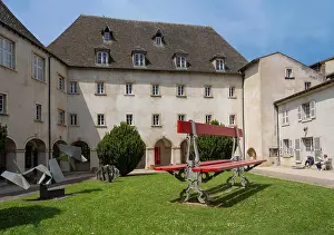 Couvent: Sculpture, Musee des Ursulines, Macon, Burgundy, France