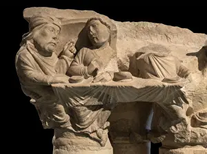 Banquet: Sculpture, Musee du Cloitre de Notre-Dame-en-Vaux, Chalons-en-Champagne, France