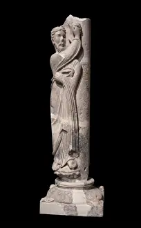 Drapery: Sculpture, Musee du Cloitre de Notre-Dame-en-Vaux, Chalons-en-Champagne, France