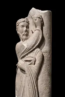 Drapery: Sculpture, Musee du Cloitre de Notre-Dame-en-Vaux, Chalons-en-Champagne, France