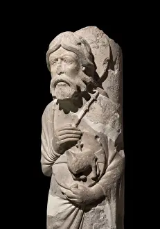 Baptist: Sculpture, Musee du Cloitre de Notre-Dame-en-Vaux, Chalons-en-Champagne, France