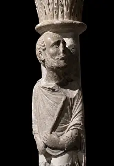 Elisha: Sculpture, Musee du Cloitre de Notre-Dame-en-Vaux, Chalons-en-Champagne, France
