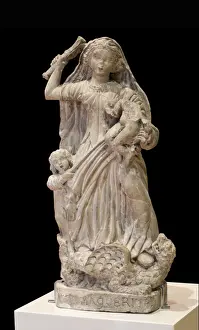 Marguerite: Sculpture, Musee du Pays Chatillonnais, Chatillon-sur-Seine, Burgundy, France