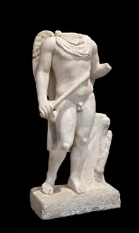 Cupid: Sculpture, Museo Arqueologico Nacional, Tarragona, Catalonia, Spain
