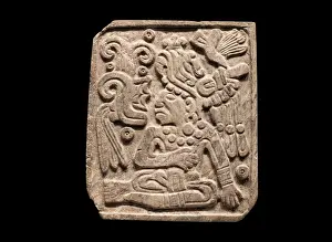 Plaque: Sculpture, Museo Nacional de Antropologia, Mexico City, Mexico
