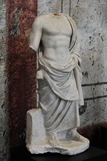 Asclepius: Sculpture, Museu Nacional Arqueologic de Tarragona, Spain