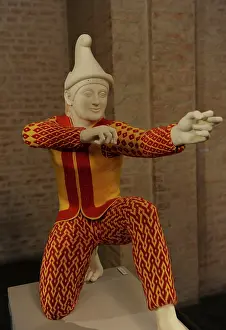 Kneel: Sculpture of Paris as an archer.19th century reconstruction