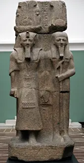 Carlsberg: Sculpture of Ramesses II and God Ptah. Egypt