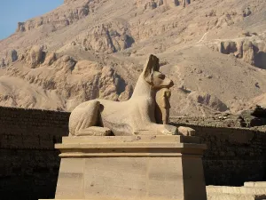 Anubis: Sculpture, Ramesseum, Theban Necropolis