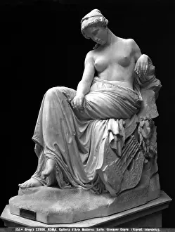 Sappho: Sculpture of Sappho by Giovanni
