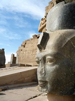 Diorite: Sculpture, Second courtyard, Ramesseum, Theban Necropolis