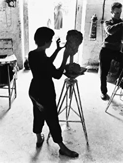 Corsham: Sculpture student at Corsham
