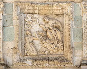 Juarez: Sculpture, Templo de Santo Domingo de Guzman, Oaxaca, Mexico