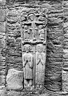 Slab: Sculptured Grave Slab, Kells