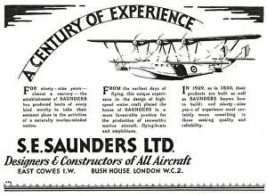 S.e.saunders: S.E. Saunders Aircraft - Since The Earliest days Of Flying
