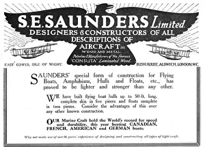S.e.saunders: S.E. Saunders - Designers & Constructors Of Aircraft