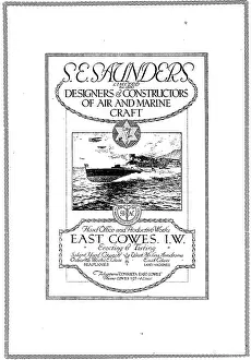 S.e.saunders: S.E. Saunders - Designers & Constructors Of Aircraft