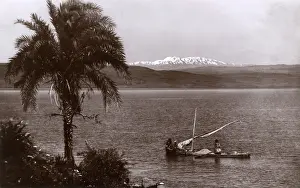 Galilee: Sea of Galilee and Mount Hermon, Israel
