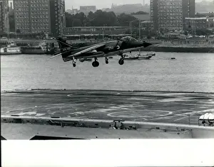 Newest: Sea Harrier landing on deck of HMS Invincible, Portsmouth