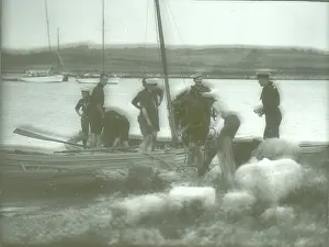Oars: Sea Scouts coming ashore