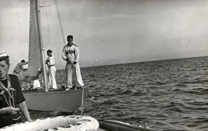 Assisting: Sea Scouts helping at 1948 Olympics