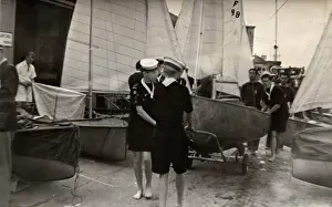 Assisting: Sea Scouts helping at 1948 Olympics