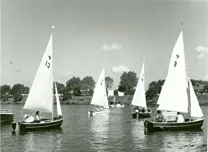 Fibre: Sea Scouts at sailing regatta, Lower Thames