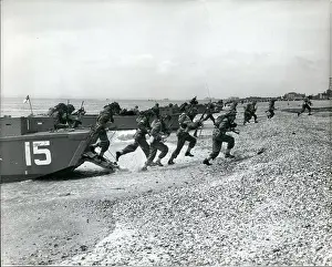 Runaground: Seaborne troops in demonstration at Eastney, UK