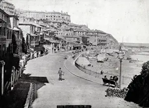 Ventnor: The seafront at Ventnor, Isle of Wight, Hampshire
