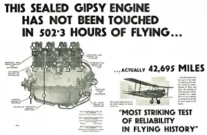 Hasn T: This Sealed De Havilland Gipsy Engine