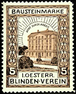 Blindness: Sealing stamp Austrian Association for blind persons