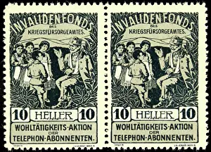 Heller: Sealing stamp Disability fund of War Welfare Office