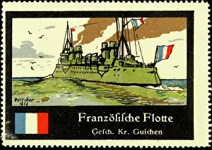 Bottcher: Sealing stamp Protected cruiser Guichen