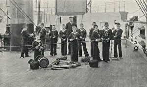 Tyneside: Seamanship Class, Training Ship Wellesley, North Shields
