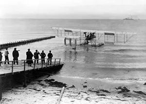 Heiligendamm: Seaplane in Heiligendamm, 1912
