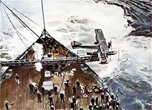 Catapulted: SEAPLANE ON Us SHIP