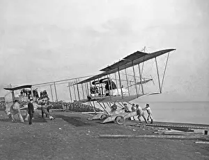 Wilhelmshaven: Seaplane in Wilhemshaven, 1913
