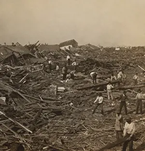 Galveston: Searching for the dead among the ruins, Galveston