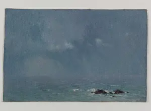 Brokman: Seascape with two rocks