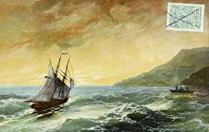 Aivazovsky: Seascape with two ships
