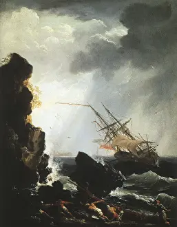Vernet: Seascape with a Shipwreck