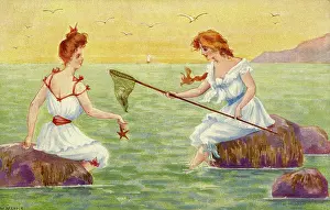 Mittie: Seashore. Fishing net