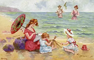 Mittie: Seashore. Sandcastles