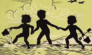 Silhouettes: At the Seaside