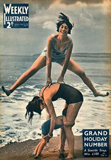 Leapfrog: Seaside holiday photo